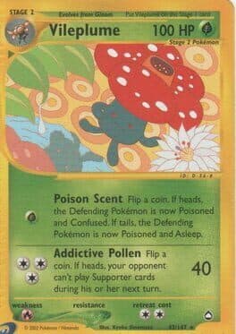 Construction: Action - Map: Vileplume
