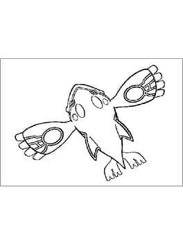 Pokémon Channel-e: Line Art Card - The Kyogre Constellation