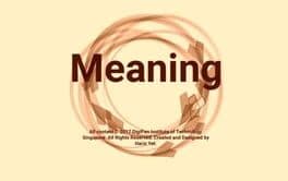 Meaning