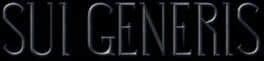 Sui Generis