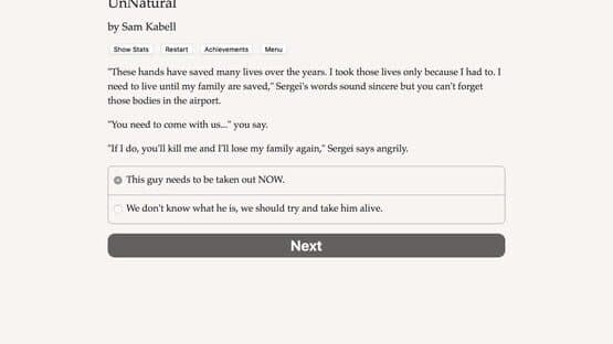 Unnatural — screenshot 3