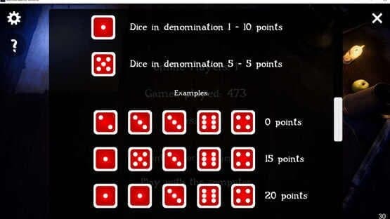 Bones game online — screenshot 1