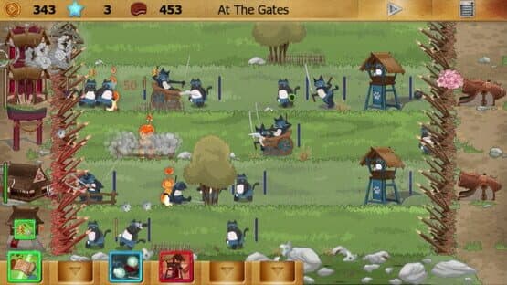 Ninja Cats vs Samurai Dogs — screenshot 1