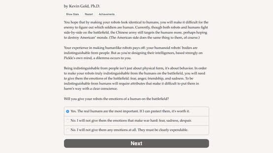 Choice of Robots — screenshot 4