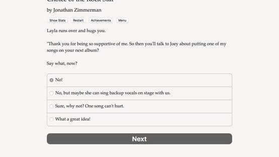 Choice of the Rock Star — screenshot 4