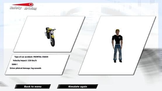 Safety Driving Simulator: Motorbike — screenshot 1