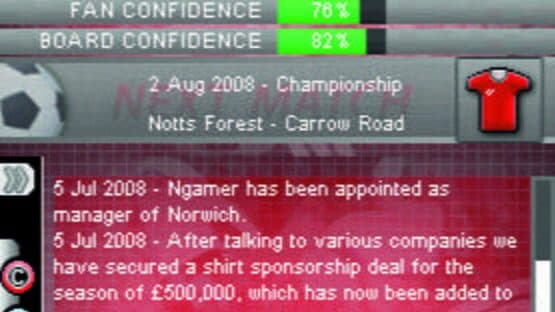 Football Director DS — screenshot 1
