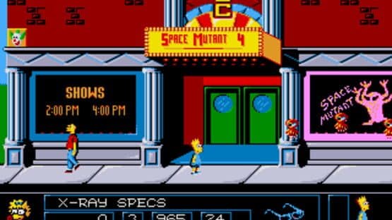 The Simpsons: Bart vs. The Space Mutants — screenshot 2