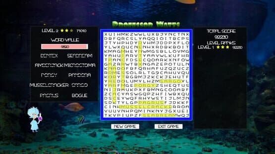 Professor Watts Word Search: Into the Ocean — screenshot 1