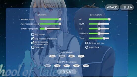 School of Talent: Suzu-Route — screenshot 4