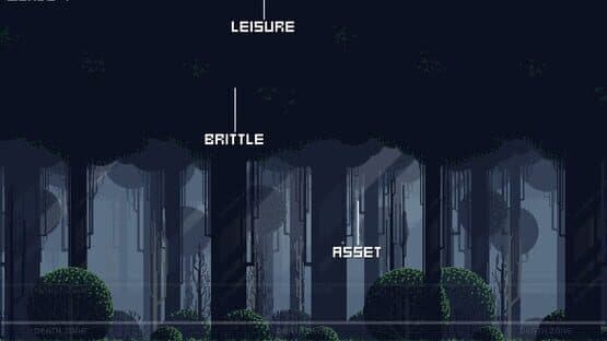 Falling words — screenshot 2