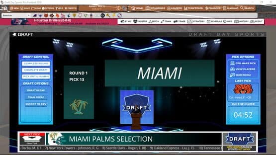 Draft Day Sports: Pro Football 2018 — screenshot 3