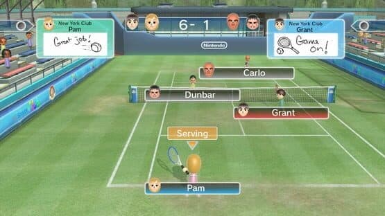 Wii Sports Club: Tennis — screenshot 2