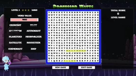 Professor Watts Word Search: Space Voyage — screenshot 3