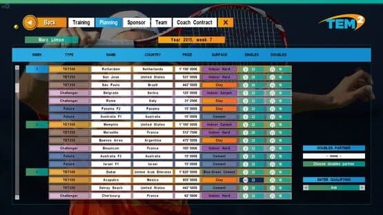 Tennis Elbow Manager 2 — screenshot 2