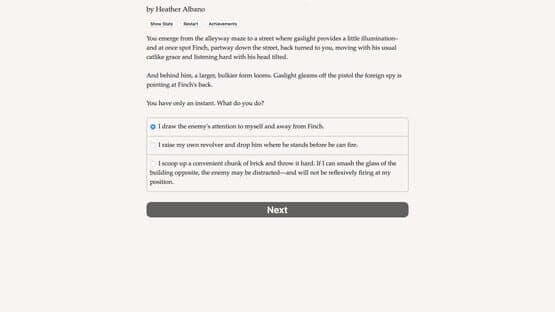 A Study in Steampunk: Choice by Gaslight — screenshot 1