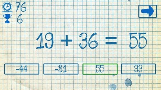 The young mathematician: Easy difficulty — screenshot 1