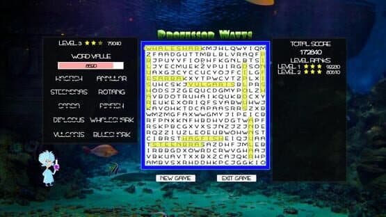 Professor Watts Word Search: Into the Ocean — screenshot 3