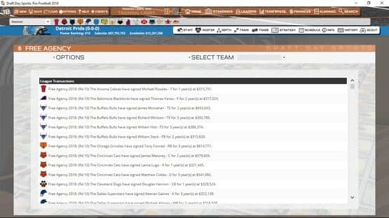 Draft Day Sports: Pro Football 2018 — screenshot 6
