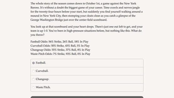 The Fielder's Choice — screenshot 1