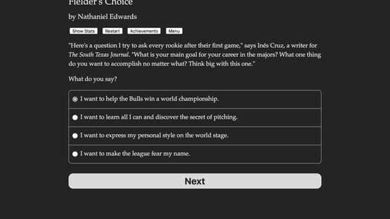 The Fielder's Choice — screenshot 2