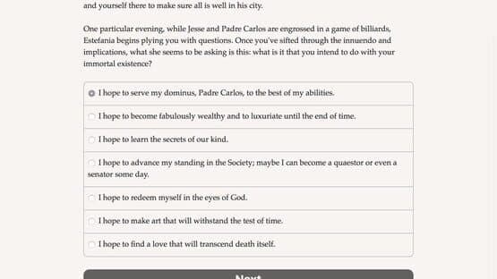Choice of the Vampire — screenshot 3