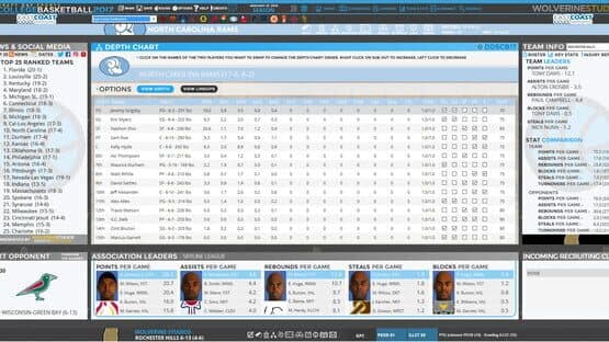 Draft Day Sports: College Basketball 2017 — screenshot 1
