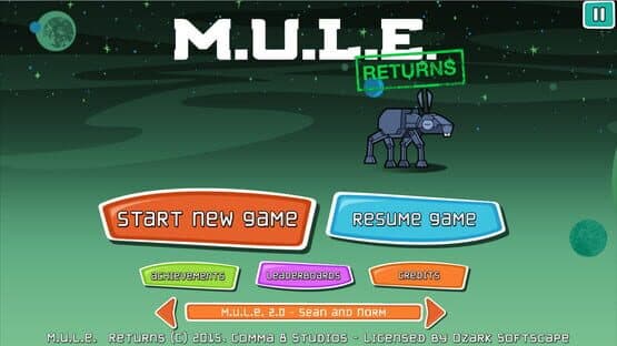MULE Returns — screenshot 1