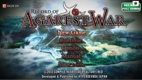 Record of Agarest War — screenshot 1