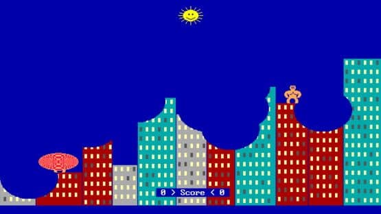 Qbasic Gorillas — screenshot 2