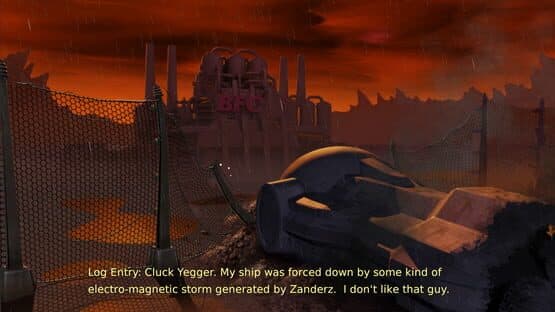 Cluck Yegger in Escape from the Planet of the Poultroid — screenshot 1