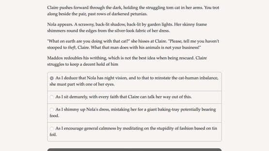 Choice of the Cat — screenshot 3