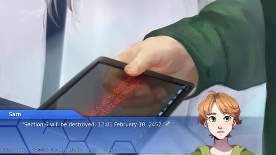 Orion: A Sci-Fi Visual Novel — screenshot 2