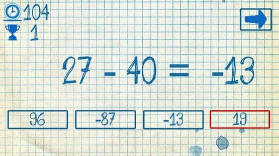 The young mathematician: Easy difficulty — screenshot 2