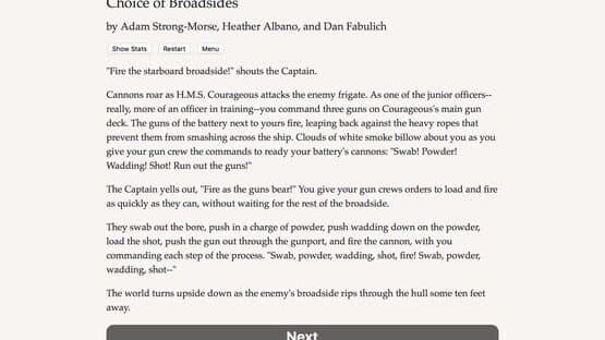 Choice of Broadsides — screenshot 1