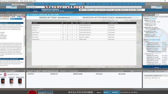 Draft Day Sports: College Basketball 2018 — screenshot 1