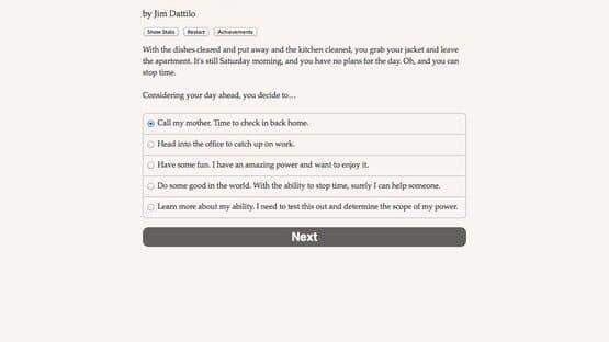 A Wise Use of Time — screenshot 2