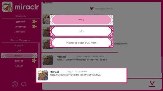 Miraclr: Divine Dating Sim — screenshot 3