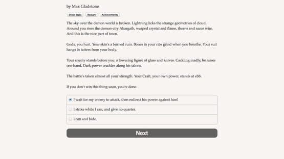 Choice of the Deathless — screenshot 1