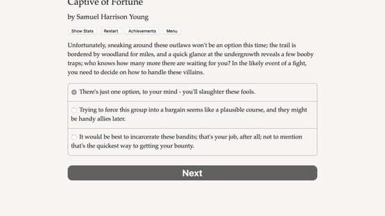 Captive of Fortune — screenshot 1
