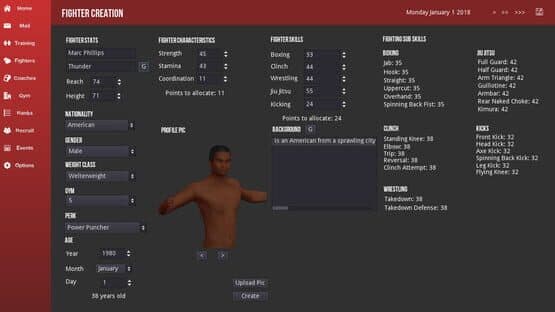 MMA Simulator — screenshot 1