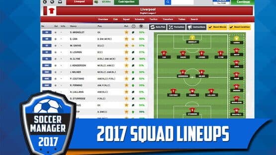 Soccer Manager 2017 — screenshot 1