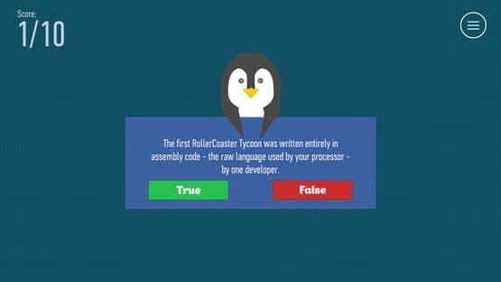 True or False — screenshot 3