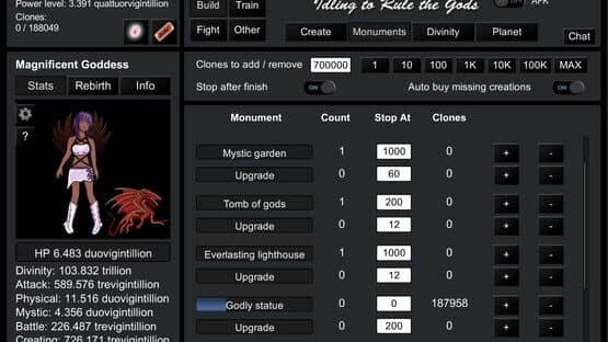 Idling to Rule the Gods — screenshot 1
