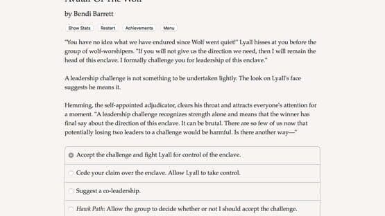 Avatar of the Wolf — screenshot 3