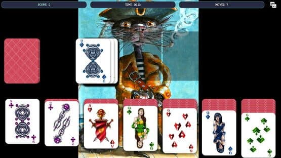 Solitaire - Cat Pirate Portrait — screenshot 1