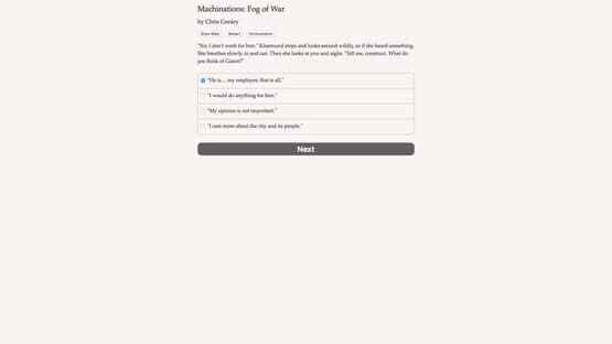 Machinations: Fog of War — screenshot 1