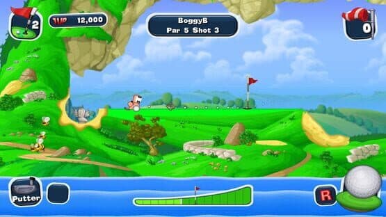 Worms Crazy Golf — screenshot 1