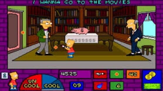 The Simpsons: Bart's House of Weirdness — screenshot 1