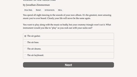 Choice of the Rock Star — screenshot 1